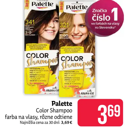 Palette Color Shampoo odtieň 3-41