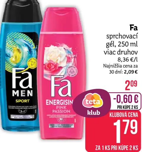 Fa Men Sport sprchovací gél