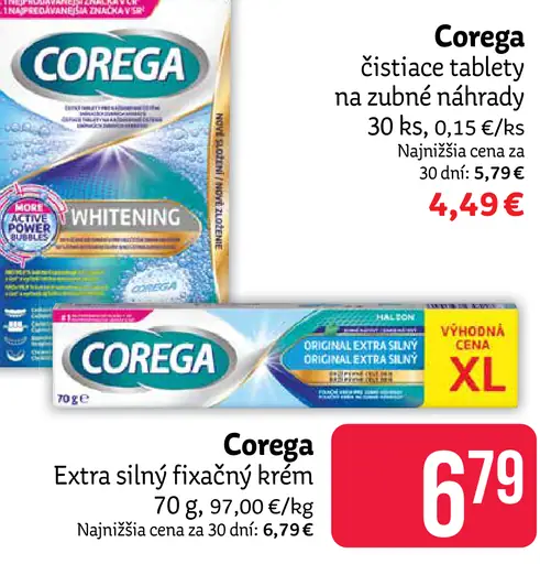 Corega fixačný krém extra silný