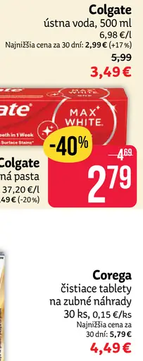 Colgate zubná pasta Whitening