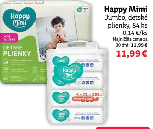 Happy Mimi detské plienky