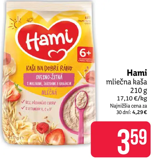 Hami Mliečna kaša