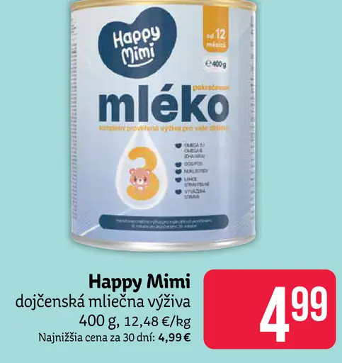 Happy Mimi dojčenská mliečna výživa