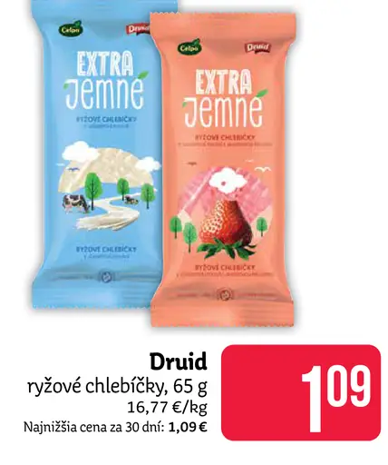 Druid ryžové chlebíčky