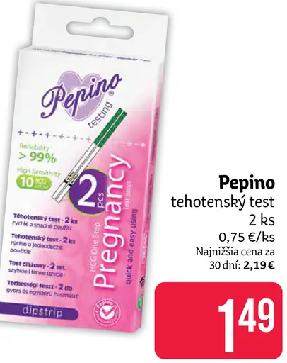 Pepino tehotenský test