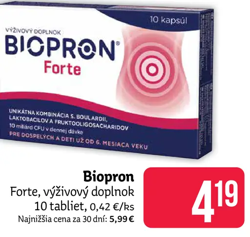 Biopron výživový doplnok Forte