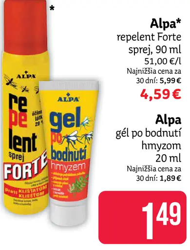 Alpa gél po bodnutí hmyzom