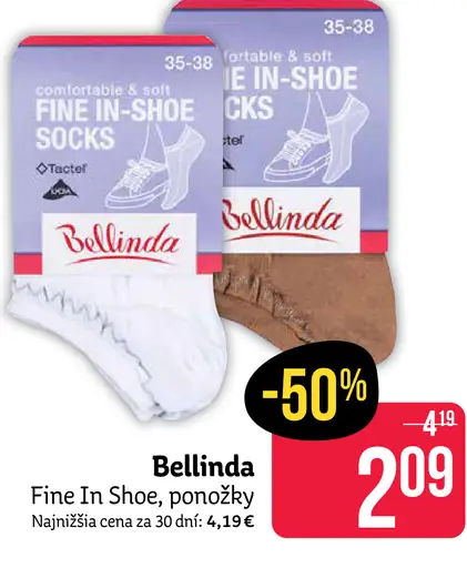 Bellinda Fine In-Shoe ponožky