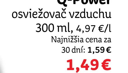 O-Power osviežovač vzduchu v spreji