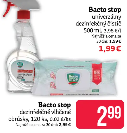 Bacto stop dezinfekčný čistič