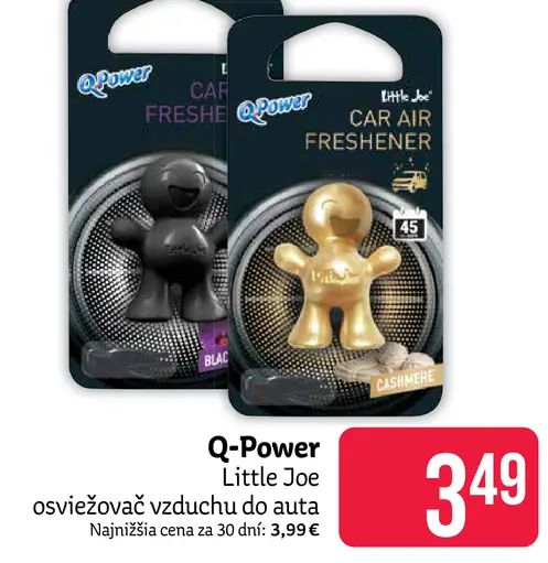 Q-Power Little Joe osviežovač vzduchu do auta