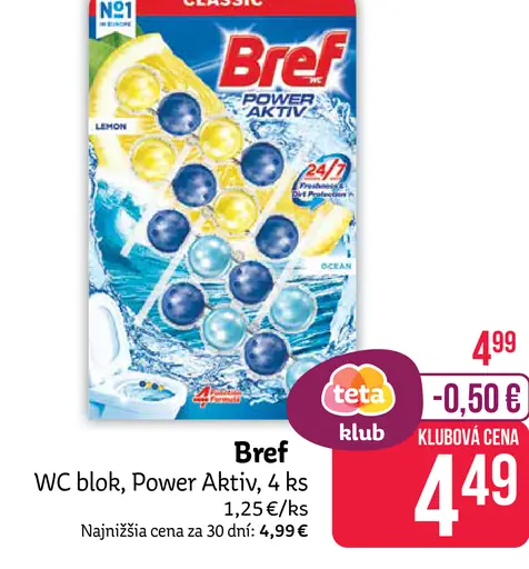 Bref WC blok Power Aktiv