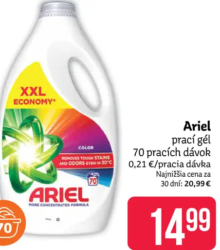 Ariel tekutý prací gél Color