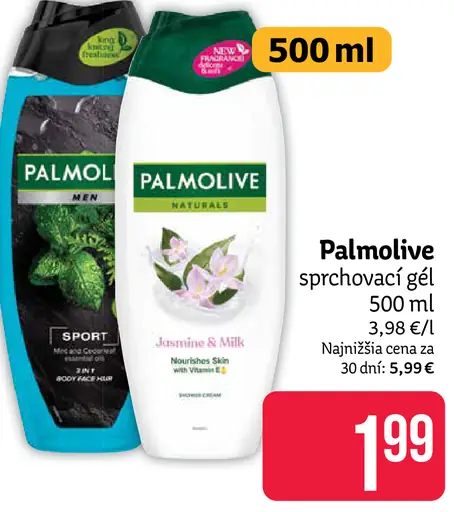 Palmolive sprchovací gél Jasmine & Milk