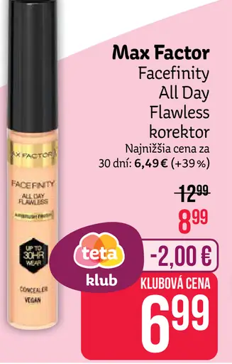 Max Factor Facefinity All Day Flawless korektor