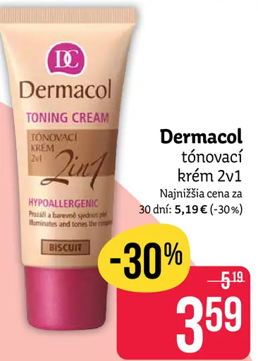 Dermacol tónovací krém 2v1