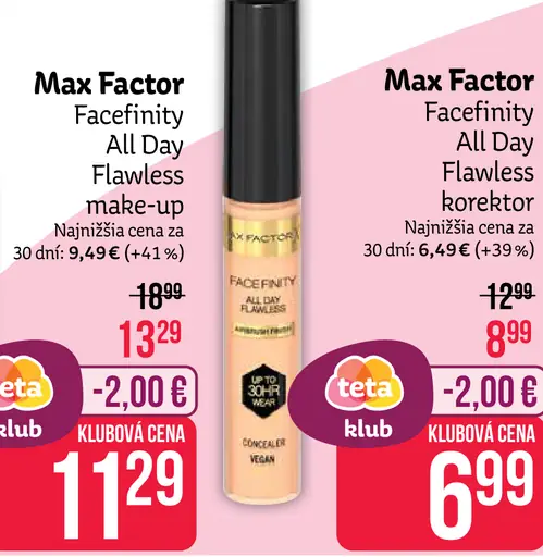Max Factor Facefinity All Day Flawless make-up