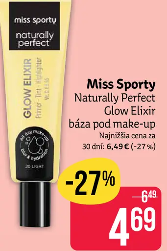 Miss Sporty Naturally Perfect Glow Elixir báza pod make-up