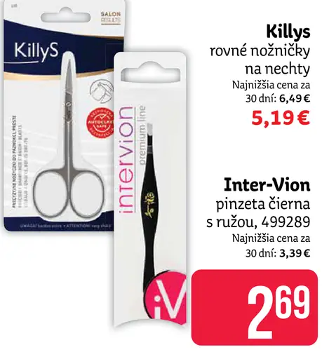 Killys rovné nožničky na nechty
