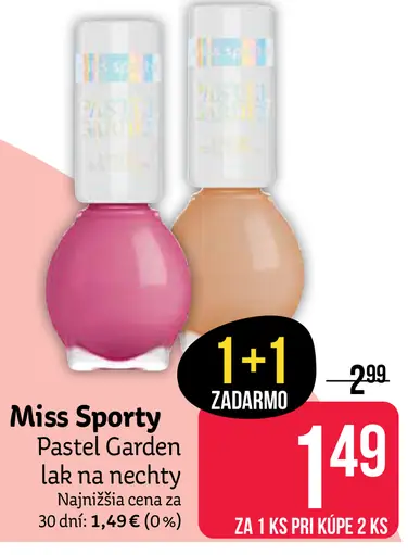 Miss Sporty Pastel Garden lak na nechty