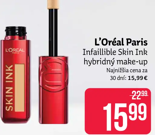 L’Oréal Paris Infaillible Skin Ink hybridný make-up