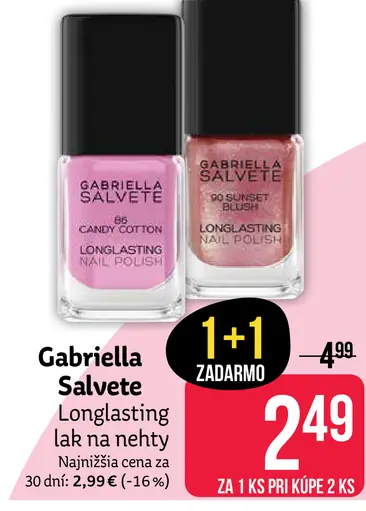 Gabriella Salvete Candy Cotton Longlasting lak na nechty