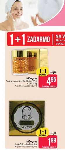 Mooyam Gold spevňujúci očný krém