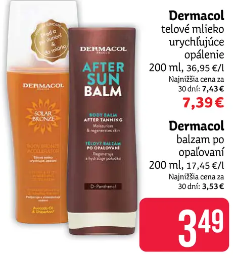 Dermacol balzam po opaľovaní