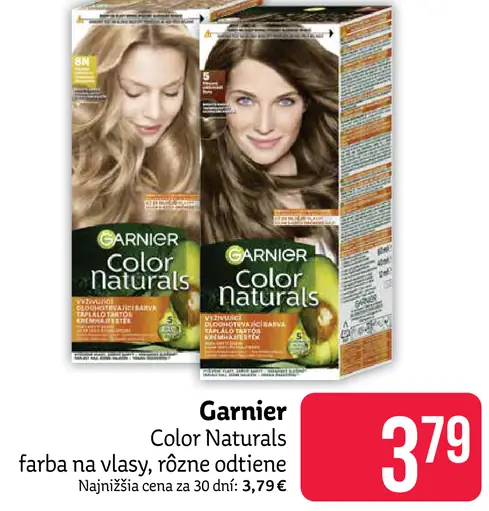 Farba na vlasy Color Naturals rôzne odtiene Garnier