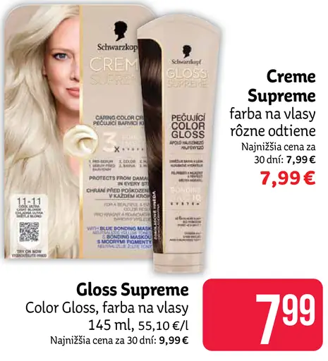 Schwarzkopf Creme Supreme farba na vlasy