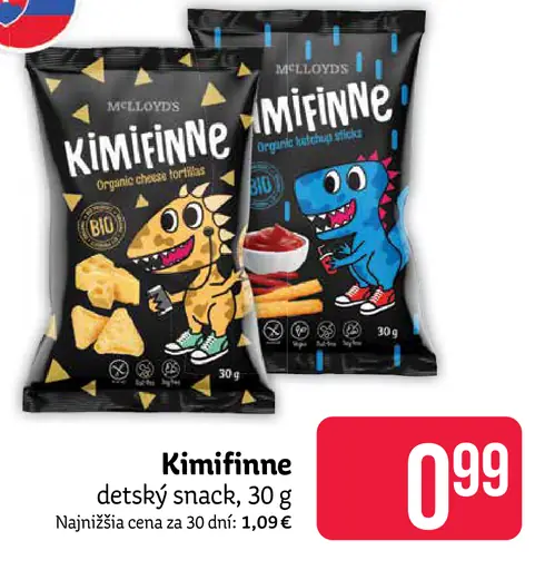 Kimifinne detský snack