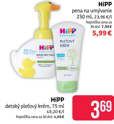 Hipp detský pleťový krém