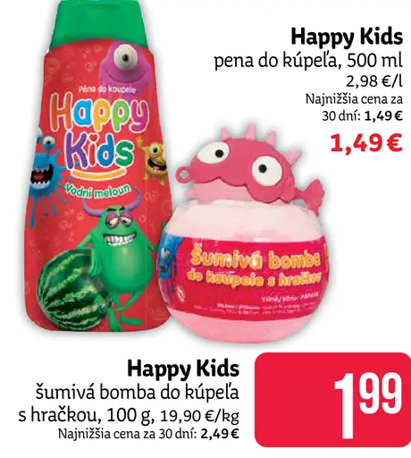 Happy Kids pena do kúpeľa