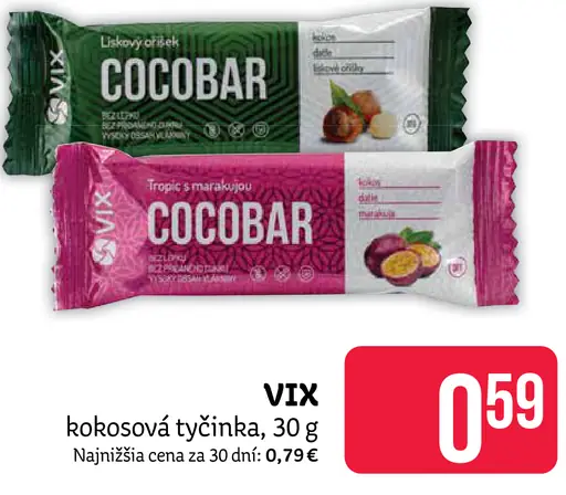 VIX Cocobar kokosová tyčinka