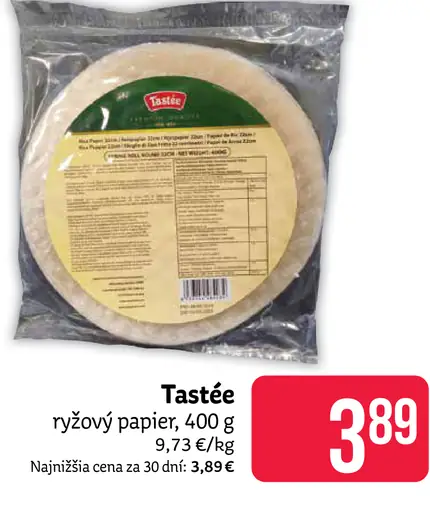 Tasteé ryžový papier