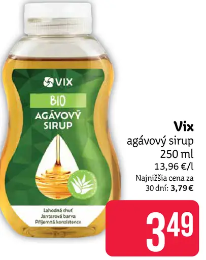 Vix BIO agávový sirup