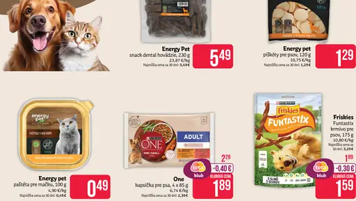 Energy Pet snack dental hovädzie pre psov