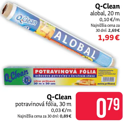Q-Clean potravinová fólia