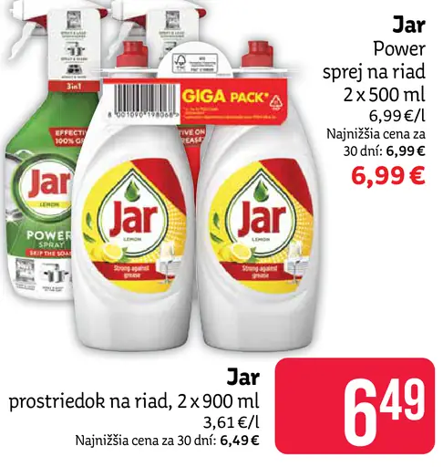Jar prostriedok na riad