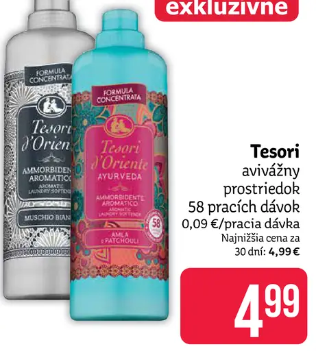 Tesori d'Oriente avivážny prostriedok