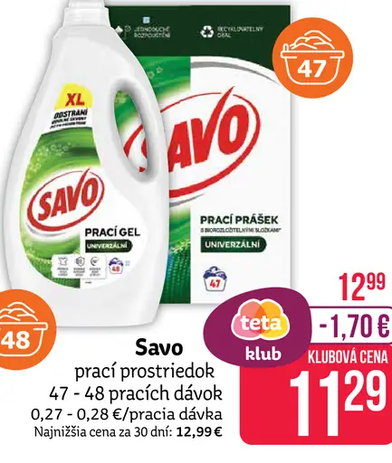 Savo Prací prášok