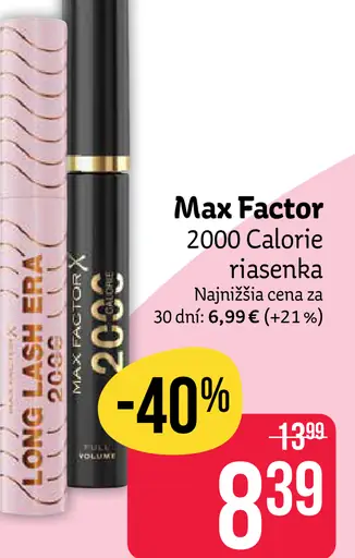 Max Factor maskara 2000 Calorie