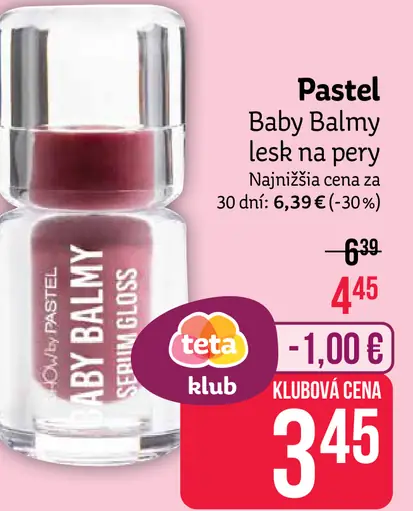 Pastel Baby Balmy lesk na pery