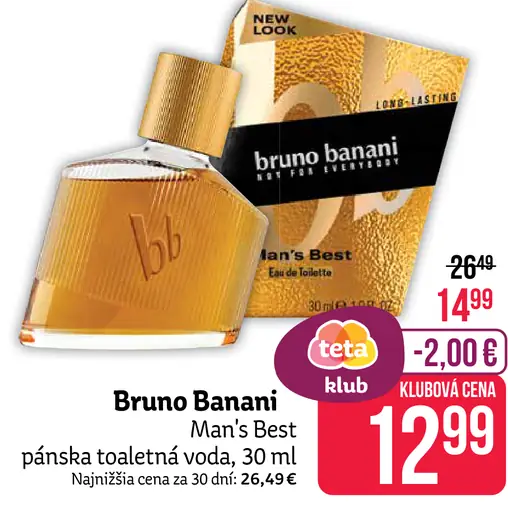 Bruno Banani Man's Best pánska toaletná voda