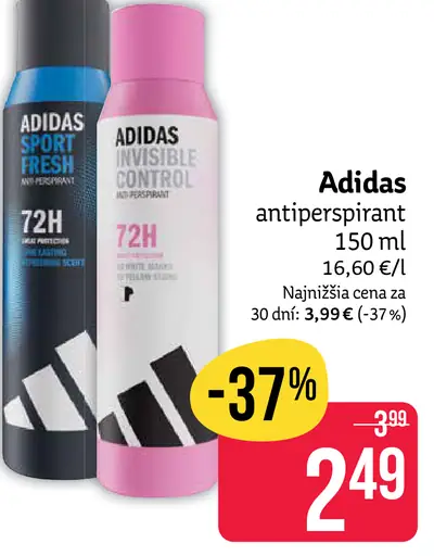 Adidas Sport Fresh antiperspirant