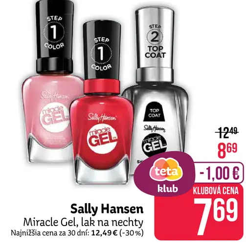 Sally Hansen Miracle Gel, lak na nechty