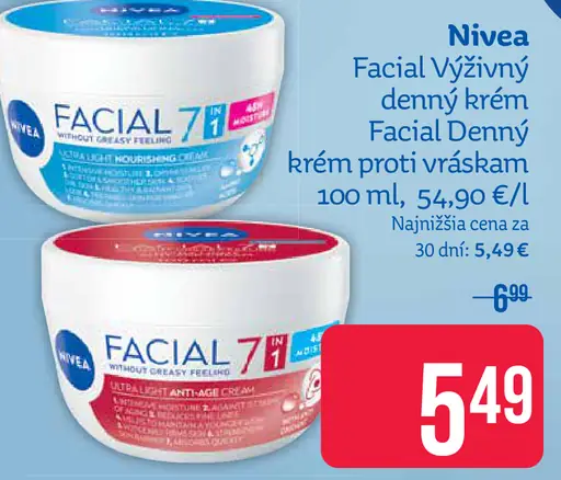 Nivea Facial 7 v 1 výživný denný krém