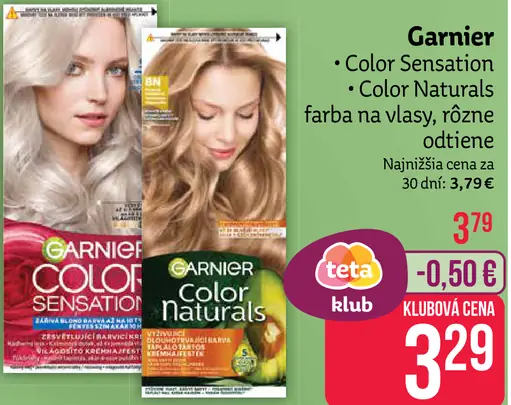 Garnier Color Sensation farba na vlasy