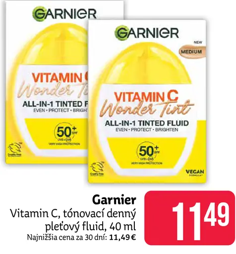 Garnier Vitamin C tónovací denný pleťový fluid