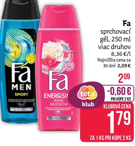Fa sprchovací gél Sport Men